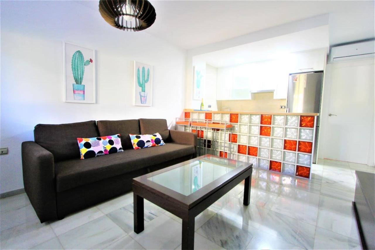 Apartamento Andalucia - A 100 Metros De La Playa, Camino Recto Sin Cuestas - Piscina بينالماذينا المظهر الخارجي الصورة