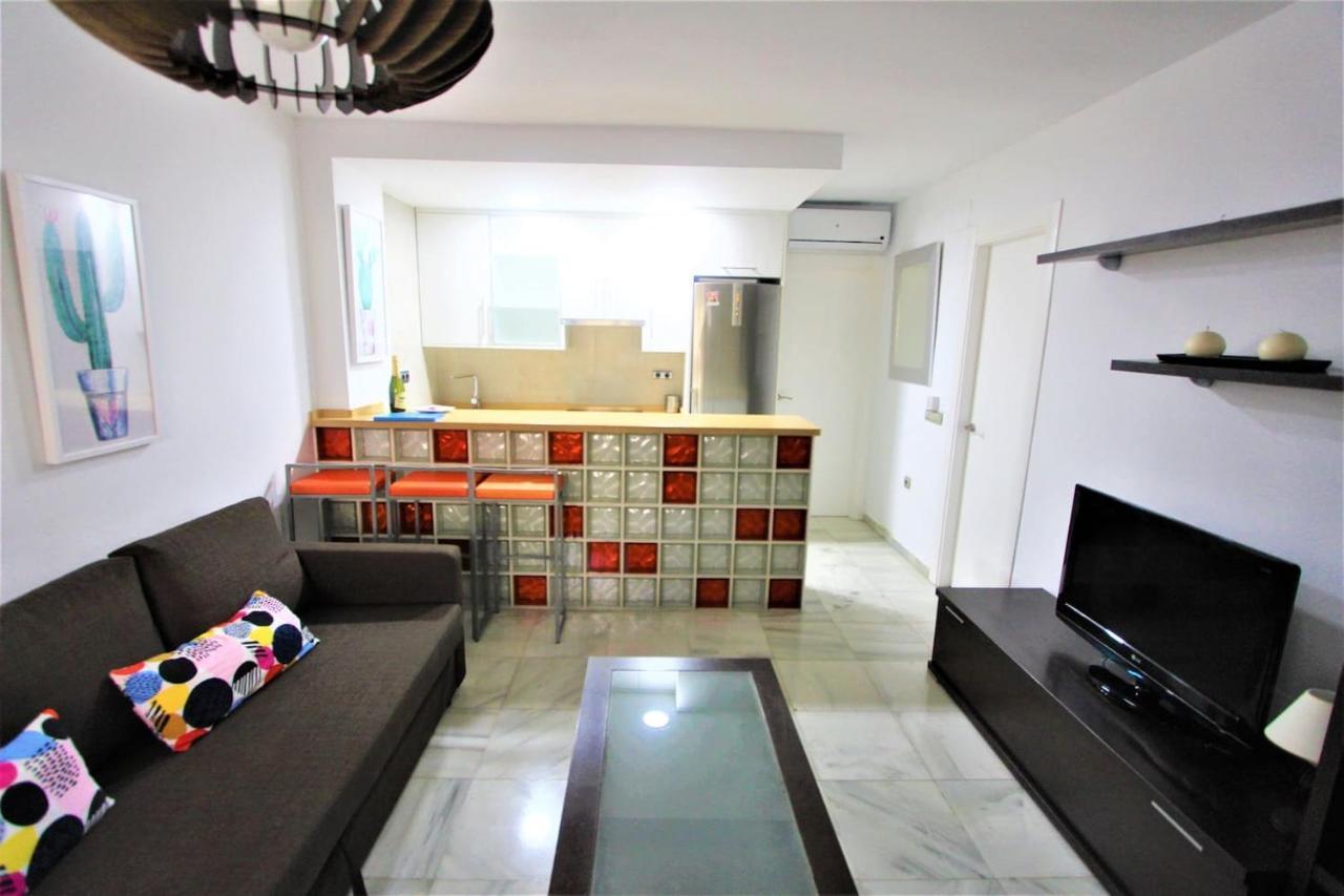 Apartamento Andalucia - A 100 Metros De La Playa, Camino Recto Sin Cuestas - Piscina بينالماذينا المظهر الخارجي الصورة